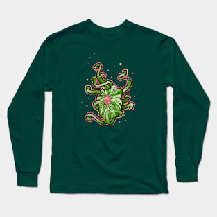 green monster flower Long Sleeve T-Shirt